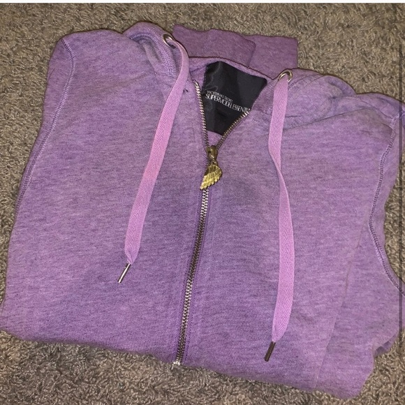 Purple Victoria’s Secret Zip Up - Picture 2 of 3